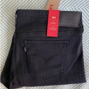 Levi’s 711 Skinny Mid Rise Denim Jeans